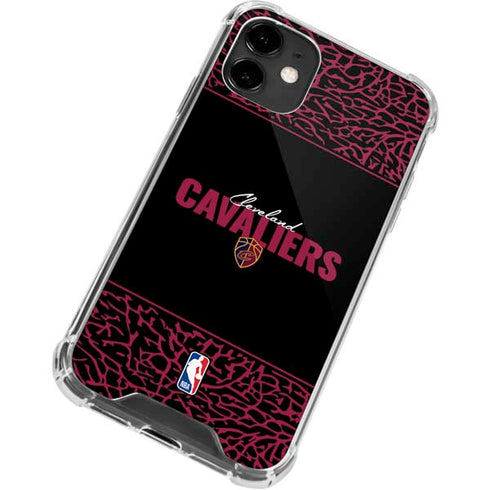 NBA Cleveland Cavaliers Elephant Print iPhone 12 Mini Clear Case