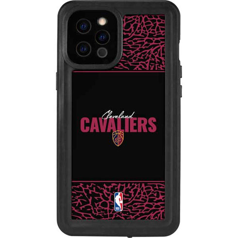 NBA Cleveland Cavaliers Elephant Print iPhone 12 Pro Max Waterproof Case
