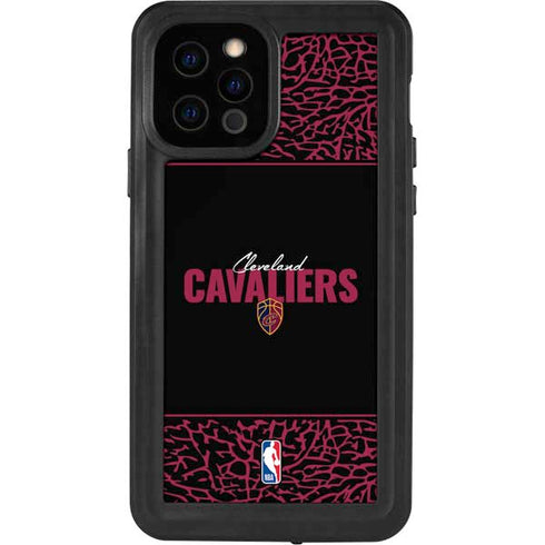 NBA Cleveland Cavaliers Elephant Print iPhone 12 Pro Waterproof Case