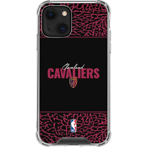 NBA Cleveland Cavaliers Elephant Print iPhone 13 Clear Case