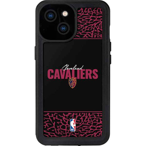 NBA Cleveland Cavaliers Elephant Print iPhone 13 Mini Waterproof Case