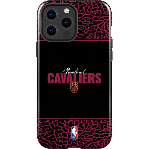 NBA Cleveland Cavaliers Elephant Print iPhone 13 Pro Max Impact Case