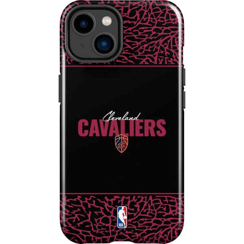 NBA Cleveland Cavaliers Elephant Print iPhone 14 Plus Impact Case