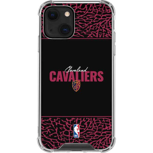 NBA Cleveland Cavaliers Elephant Print iPhone 15 Plus Clear Case