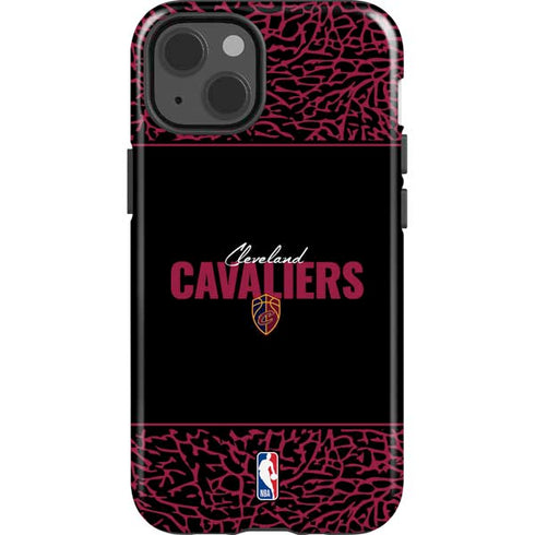 NBA Cleveland Cavaliers Elephant Print iPhone 15 Impact Case