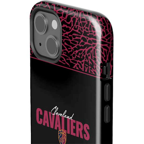 NBA Cleveland Cavaliers Elephant Print iPhone 15 Impact Case