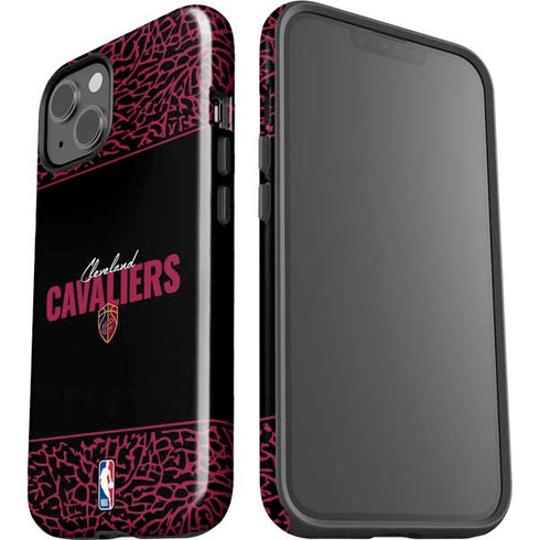 NBA Cleveland Cavaliers Elephant Print iPhone 15 Impact Case
