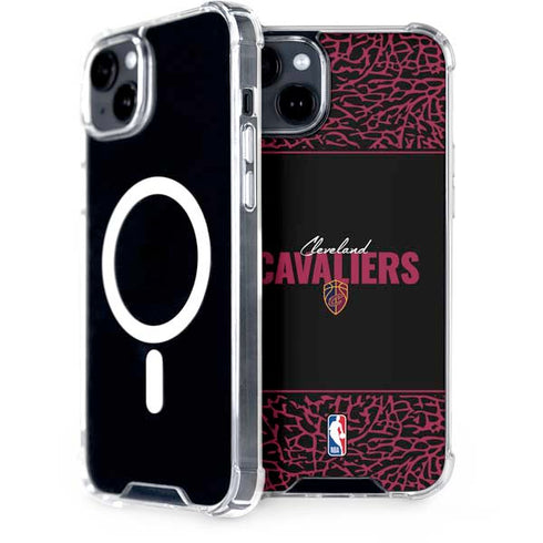 NBA Cleveland Cavaliers Elephant Print iPhone 14 Plus MagSafe Case