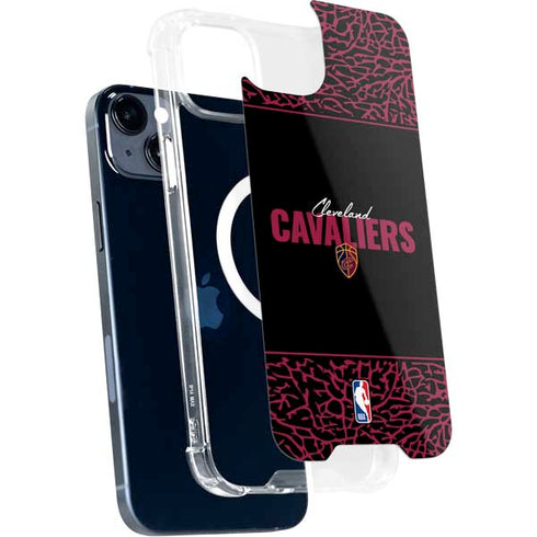 NBA Cleveland Cavaliers Elephant Print iPhone 14 Plus MagSafe Case