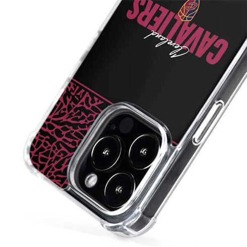 NBA Cleveland Cavaliers Elephant Print iPhone 15 Pro Max MagSafe Case