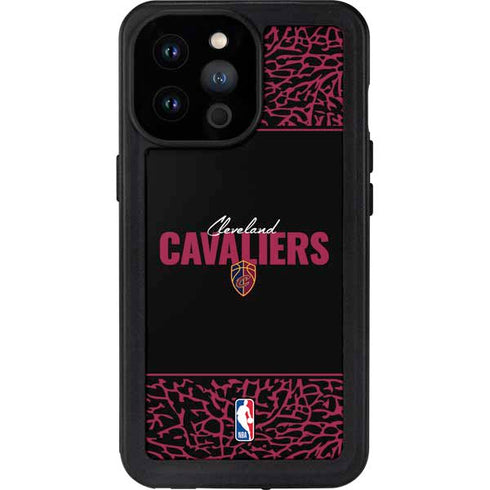 NBA Cleveland Cavaliers Elephant Print iPhone 14 Pro Max Waterproof Case