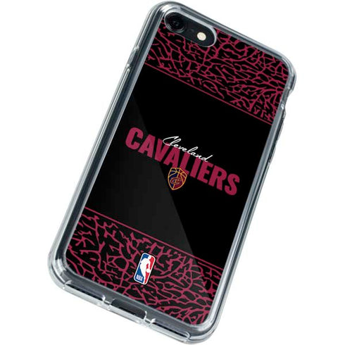 NBA Cleveland Cavaliers Elephant Print iPhone SE (2nd & 3rd Gen) Clear Case