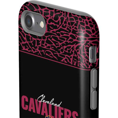 NBA Cleveland Cavaliers Elephant Print iPhone SE (2nd & 3rd Gen) Pro Case