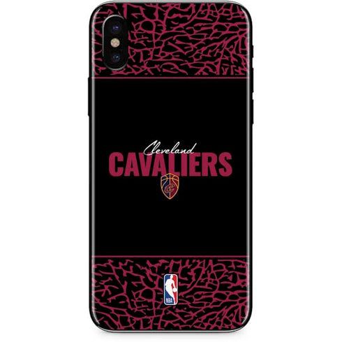 NBA Cleveland Cavaliers Elephant Print iPhone X Skin