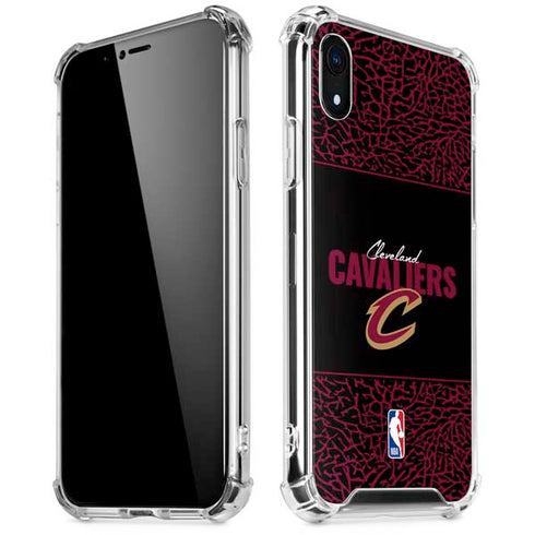 NBA Cleveland Cavaliers Elephant Print iPhone XR Clear Case