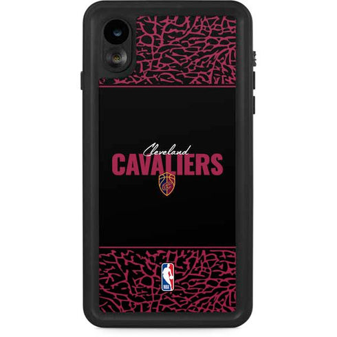 NBA Cleveland Cavaliers Elephant Print iPhone XR Waterproof Case