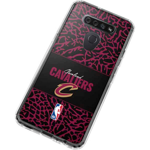 NBA Cleveland Cavaliers Elephant Print LG K51/Q51 Clear Case