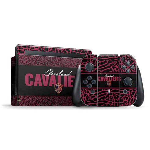 NBA Cleveland Cavaliers Elephant Print Nintendo Switch Bundle Skin