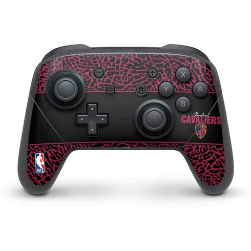 NBA Cleveland Cavaliers Elephant Print Nintendo Switch Pro Controller Skin