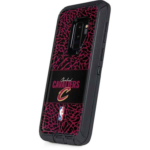 NBA Cleveland Cavaliers Elephant Print Otterbox Defender Galaxy Skin