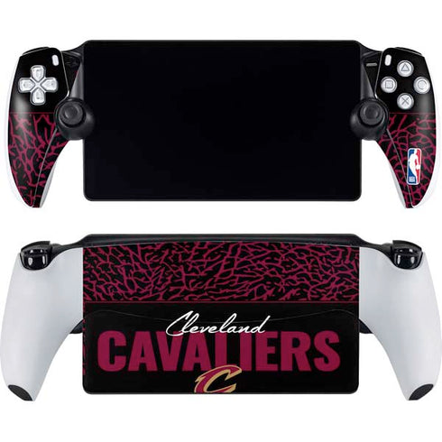 NBA Cleveland Cavaliers Elephant Print PlayStation Portal Remote Player Skin