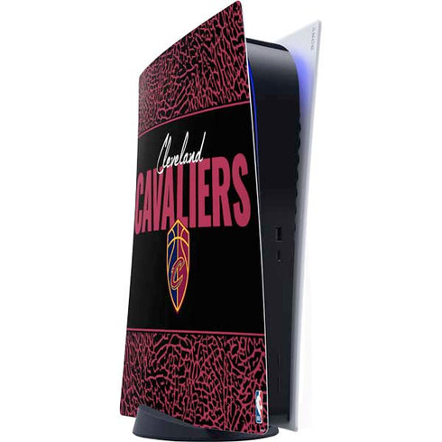 NBA Cleveland Cavaliers Elephant Print PS5 Digital Edition Console Skin