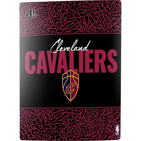 NBA Cleveland Cavaliers Elephant Print PS5 Digital Edition Console Skin