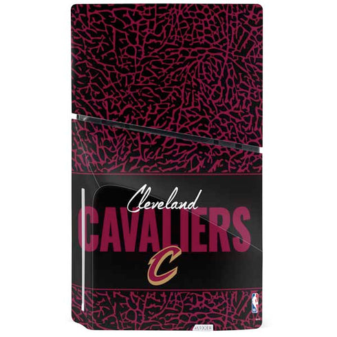 NBA Cleveland Cavaliers Elephant Print PS5 Slim Disk Console Skin