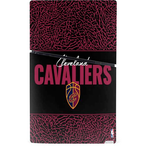 NBA Cleveland Cavaliers Elephant Print PS5 Slim Digital Edition Console Skin