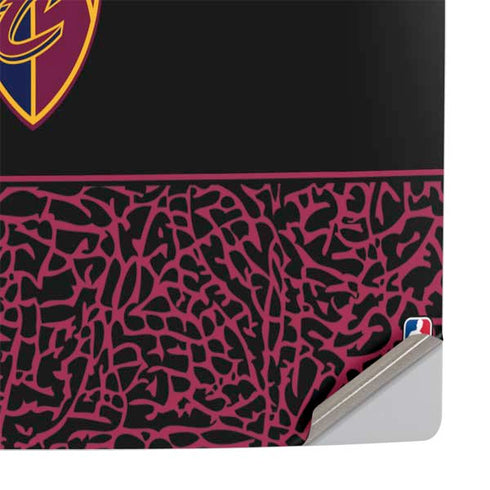 NBA Cleveland Cavaliers Elephant Print PS5 Slim Digital Edition Console Skin