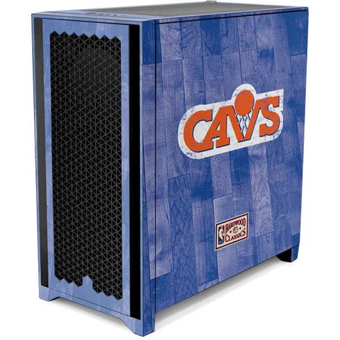NBA Cleveland Cavaliers Hardwood Classics Corsair 4000D Tempered Glass Mid-Tower ATX Case Skin