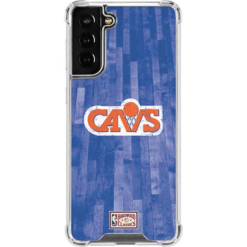 NBA Cleveland Cavaliers Hardwood Classics Galaxy S21 FE Clear Case