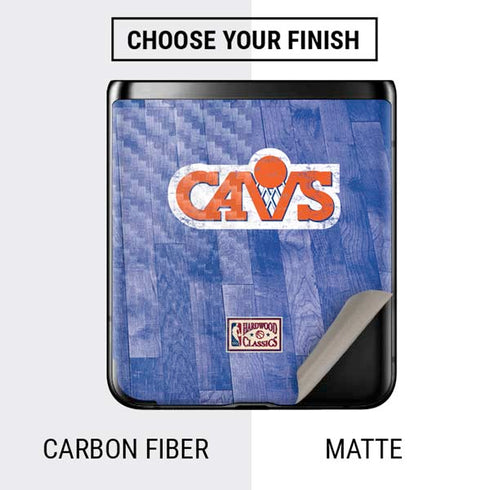 NBA Cleveland Cavaliers Hardwood Classics Galaxy Z Flip Skin