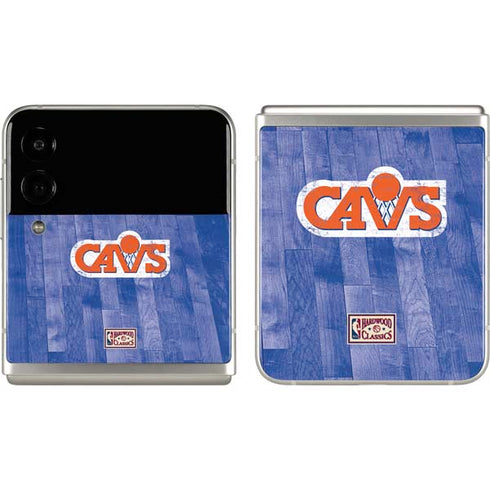 NBA Cleveland Cavaliers Hardwood Classics Galaxy Z Flip3 5G Skin