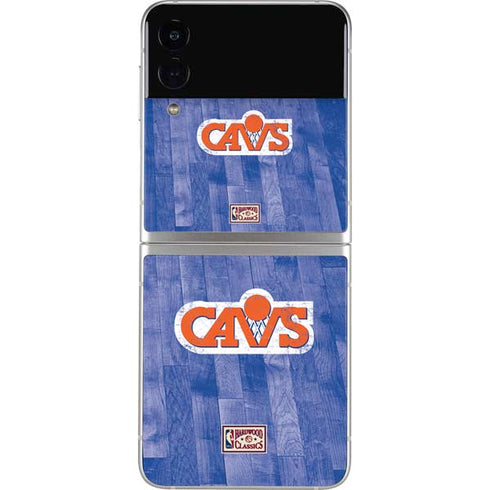 NBA Cleveland Cavaliers Hardwood Classics Galaxy Z Flip4 5G Skin