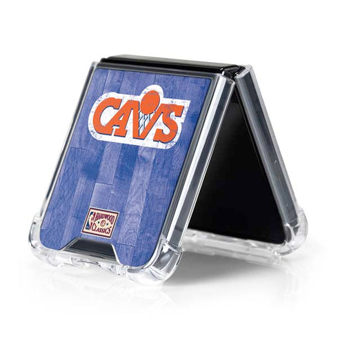 NBA Cleveland Cavaliers Hardwood Classics Galaxy Z Flip5 5G Clear Case