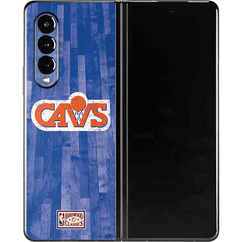 NBA Cleveland Cavaliers Hardwood Classics Galaxy Z Fold3 5G Skin
