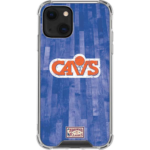 NBA Cleveland Cavaliers Hardwood Classics iPhone 15 Plus Clear Case