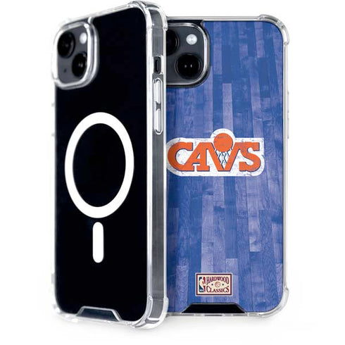 NBA Cleveland Cavaliers Hardwood Classics iPhone 15 Plus MagSafe Case