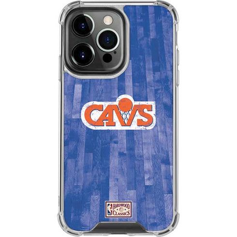 NBA Cleveland Cavaliers Hardwood Classics iPhone 14 Pro Clear Case