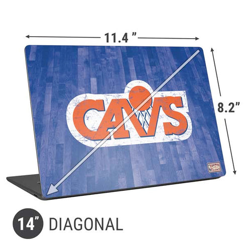 NBA Cleveland Cavaliers Hardwood Classics Universal Laptop 14in (11.4 x 8.2in) Skin