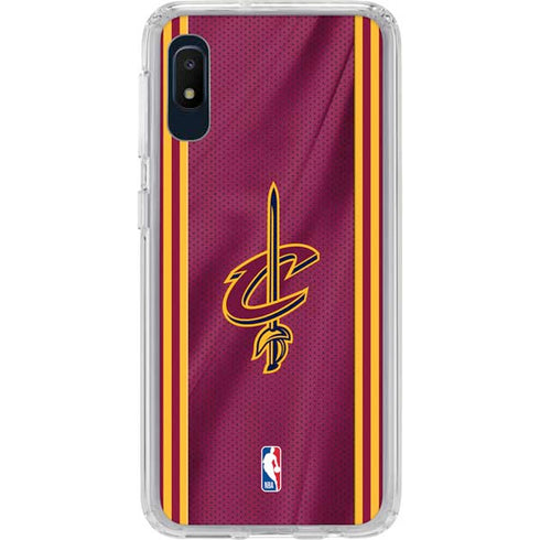 NBA Cleveland Cavaliers Jersey Galaxy A10e Clear Case