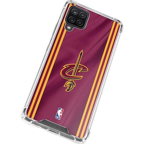 NBA Cleveland Cavaliers Jersey Galaxy A12 Clear Case