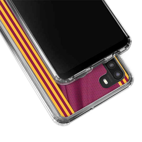 NBA Cleveland Cavaliers Jersey Galaxy A21 Clear Case