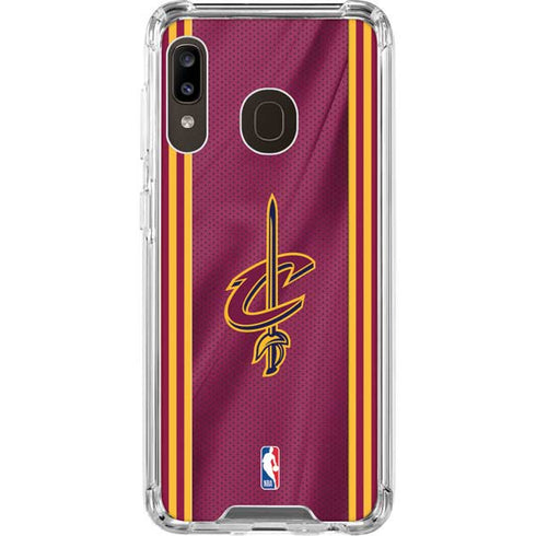 NBA Cleveland Cavaliers Jersey Galaxy A30 Clear Case