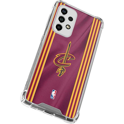 NBA Cleveland Cavaliers Jersey Galaxy A33 5G Clear Case