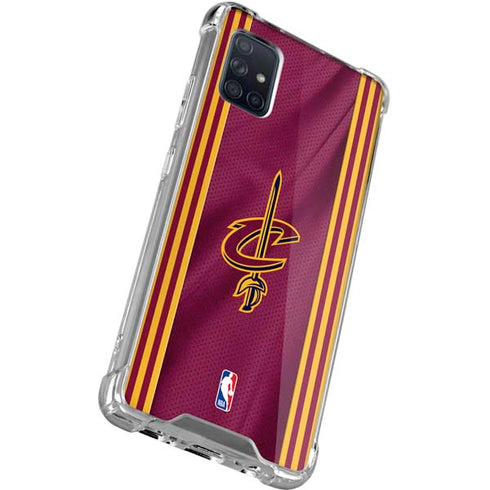 NBA Cleveland Cavaliers Jersey Galaxy A51 5G Clear Case