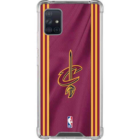 NBA Cleveland Cavaliers Jersey Galaxy A51 5G Clear Case