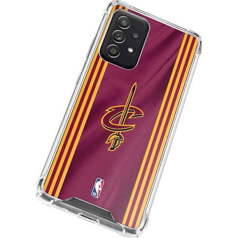 NBA Cleveland Cavaliers Jersey Galaxy A52 5G Clear Case