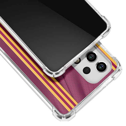 NBA Cleveland Cavaliers Jersey Galaxy A53 5G Clear Case